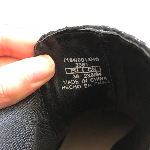 ZARA Studded Black Boots - Picture 9 of 9